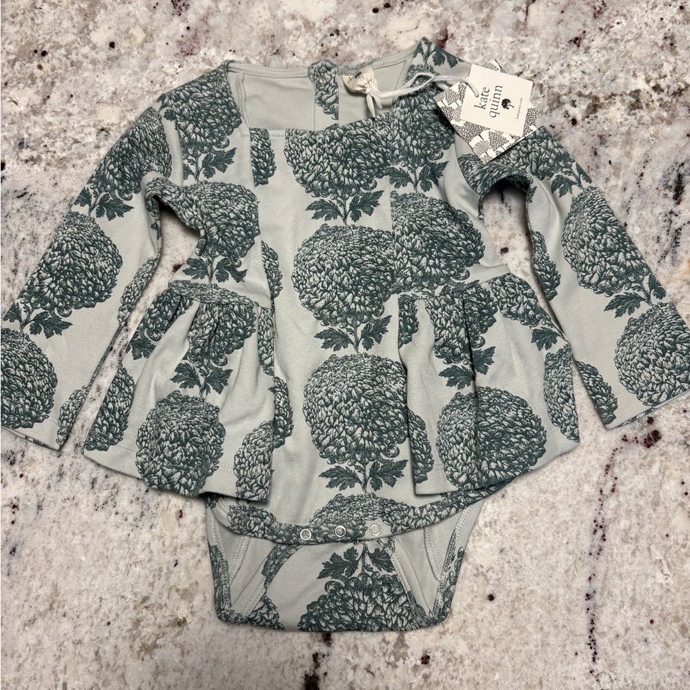 NWT Kate Quinn long sleeve bubble romper 2T